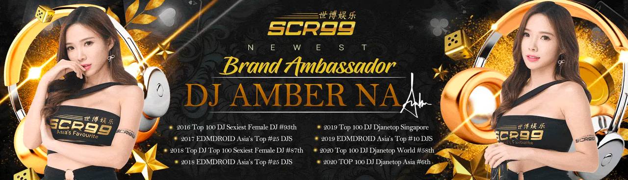 SCR99 brand ambassador DJ Amber Na
